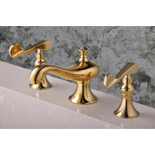 Badezimmer Dule Griff Bad Wasserhahn 3 PCS Badewanne Wasserhahn (Q30203G)